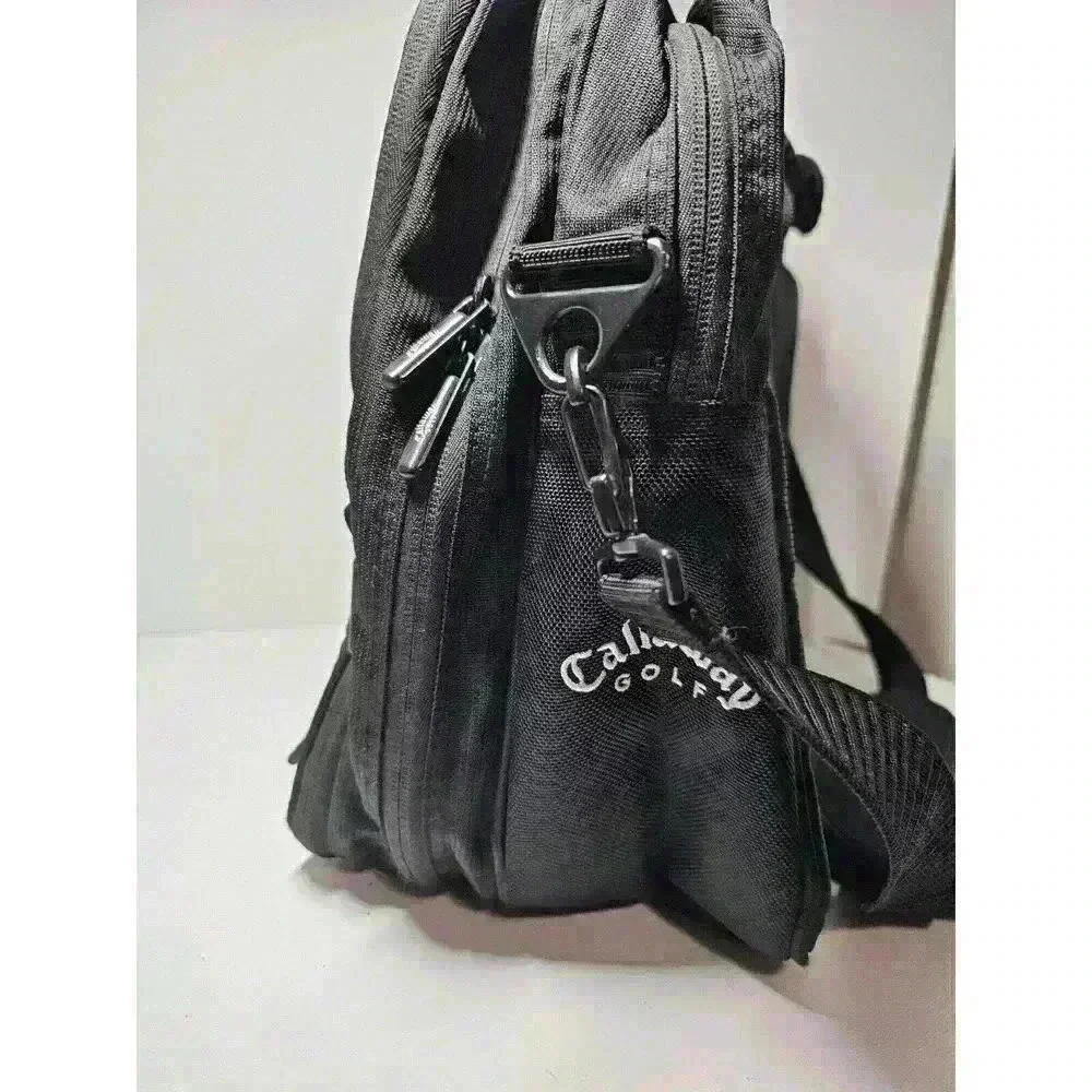 Callaway Golf Brand Nylon Laptop Bag/Carry On Black Euc